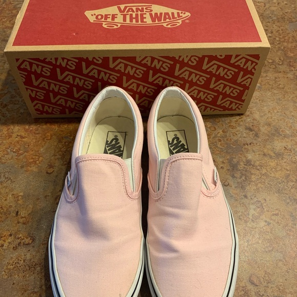 Classic Vans Pink Slip-On Shoes - Picture 2 of 5